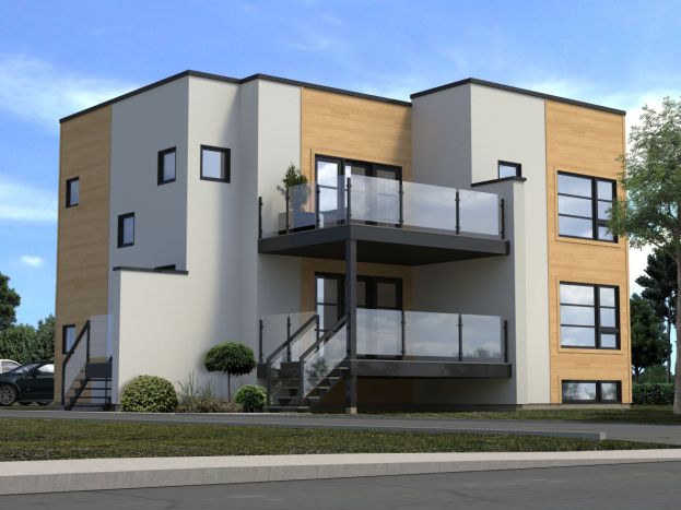 Image en 3D de maison