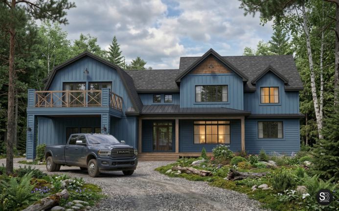 Vue en perspective architecture