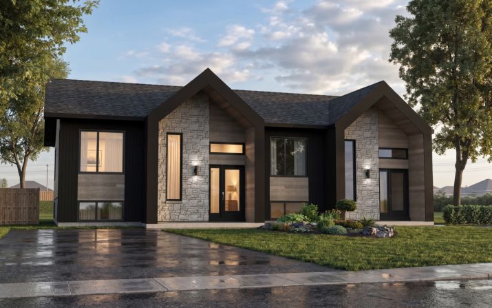 Imagerie 3D de maison