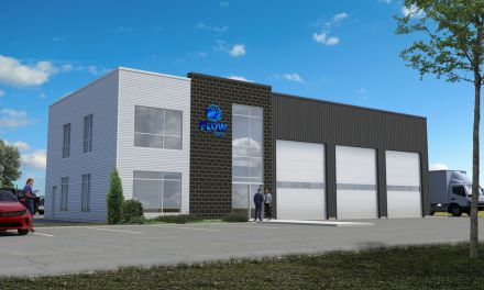 Vue 3D de batiment commercial